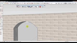 Creating an Arch Opening In PlusSpec and SketchUp [upl. by Avir244]