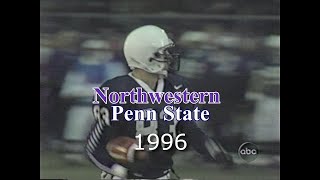 Penn State vs Northwestern 1996 GAME STORY [upl. by Ahsilam]