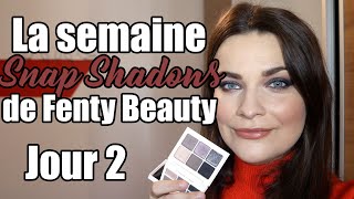 Semaine Snap Shadow de Fenty Beauty Jour 2 avec la palette 6 Smoky [upl. by Iadrahc]