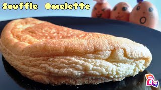 SOUFFLE OMELETTE  Extremely Fluffy Souffle Omelette Sandwich  Easy to make [upl. by Gnoh]