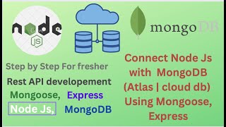 Connect NodeJS Express to MongoDB  MongoDB Atlas  cloud db using Mongoose  2022 [upl. by Anderegg629]