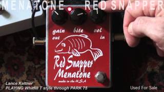 Menatone Red Snapper demo by Lance Keltner [upl. by Otti]