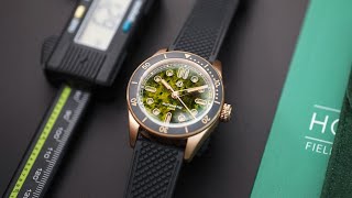 Selten Watch Company  Salvage Series Terrarium  Sapphire Hand Made Dial Bronze Case Dive watch [upl. by Langan]