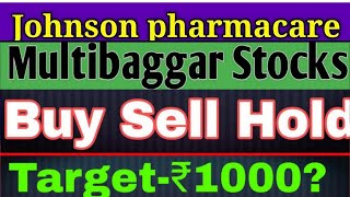 Johnson pharmacare share price।। Johnson Pharma share Target [upl. by Clintock473]