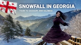 Snowfall in Georgia ❄️ 🇬🇪  Vlog 12 [upl. by Wachter602]