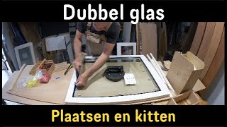 Timmertip 1267 dubbel glas plaatsen en kitten [upl. by Lowrie]