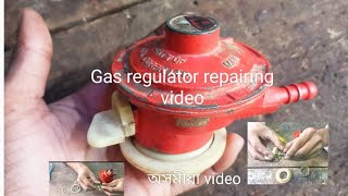 gas regulator repairing । regulator repairing video [upl. by Scrivens471]