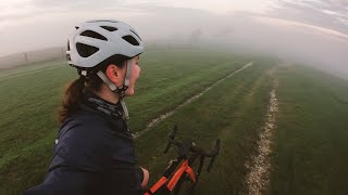 Epic wintery gravel ride on the South Downs Way [upl. by Ennobe]