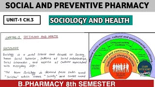 Sociology And Health  Social and preventive pharmacy  Unit1 CH3  B pharm 8th semester [upl. by Ama481]