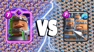 EVOLVED ROYAL RECRUITS Vs ROYAL RECRUITS  Clash Royale Battle [upl. by Kroll]