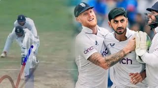 Shoaib Bashir bowling  Shoaib Bashir wickets  India vs england 4rth Test [upl. by Hartzke812]