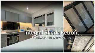 Automated Integral Blinds Retrofitted into existing frames in Kenilworth [upl. by Ennaeus]