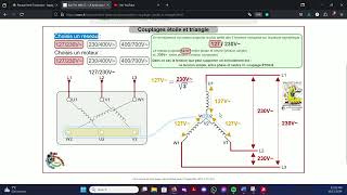 Couplage étoile triangle animation [upl. by Bast]