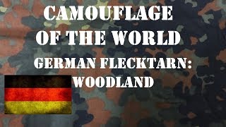 Camouflage of the Word German Flecktarn Woodland [upl. by Marilee778]