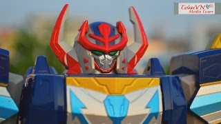 TMT105 Review DX Gattai Gouzyujin Kaizoku Sentai Goukaiger 海賊戦隊ゴーカイジャー QRex Megazord [upl. by Naut]