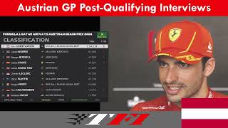 2024 Austrian Grand Prix Qualifying Interviews [upl. by Corella]