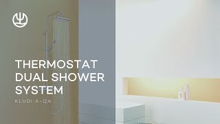 KLUDI AQA THM Dual Shower System 4909505 00 [upl. by Eahsram66]