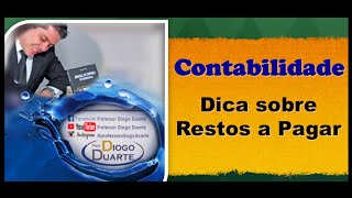 Dica sobre Restos a pagar no PCASP Plano de contas aplicado ao setor públicoPCASP [upl. by Htehpaj185]