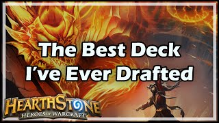 Hearthstone The Best Deck I’ve Ever Drafted [upl. by Zoara]