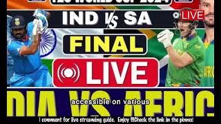 Touchcric India vs SA Final Live Streaming Crictime Mobilecric T20 World Cup [upl. by Vinna319]