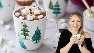 The Smoothest Silkiest Homemade Hot Chocolate [upl. by Susann]