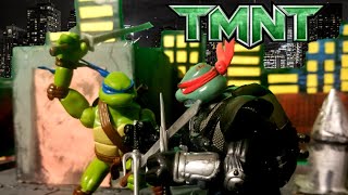 TMNT Leonardo Vs Raphael Stop Motion Animation 2021 Brother vs Brother [upl. by Kohler]