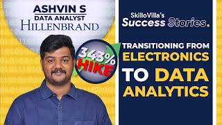 Transitioning from Electronics to Data Analytics  SkilloVilla Success Stories  Hillenbrand [upl. by Perusse191]