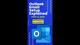 POP3 vs IMAP  Outlook Email Setup Explained 📧✨ TechTips EmailManagement Outlook Productivity [upl. by Edaw573]