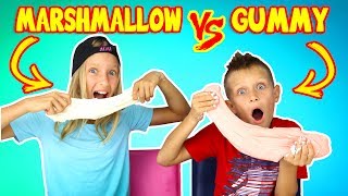 GUMMY vs MARSHMALLOW SLIME CHALLENGE [upl. by Anidem]