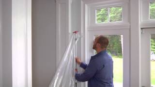 ZipWall  How to Set Up a Dust Barrier in Minutes [upl. by Eidnam660]