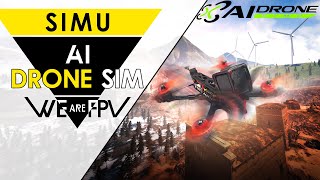 AI Drone Simulator un simulateur de DRONE FPV RÉALISTE AIDroneSim 🚀 ❗ [upl. by Eanerb585]