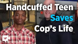 See handcuffed teen save cops life while under arrest [upl. by Foote887]