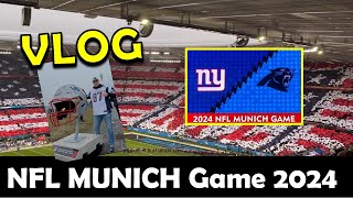 Ich war LIVE beim zweiten NFL MUNICH Game Panthers vs Giants  Deutschland 🏈 VLOG 10112024 [upl. by Jacob514]