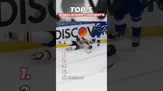 Top 5 Embelishment Moments in NHL [upl. by Dermot]