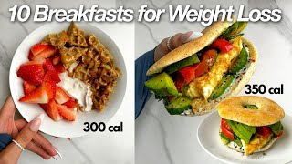 10 Days of Weight Loss Friendly  Low Calories Breakfast Ideas to Make in 2023  Quick amp Easy Recipe [upl. by Lohman286]