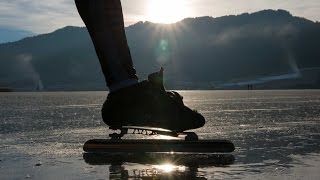 Eislaufen am Weissensee der 1 Tag [upl. by Erdnaek]