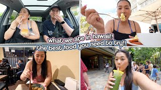 What We Ate In Hawaii THE BEST FOOD YOU NEED TO TRY [upl. by Adliw]