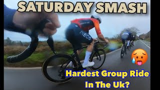 Saturday Smash  Riding With One Of The Fastest Cycling Chaingang’s In The UK 🥵 [upl. by Tiena]