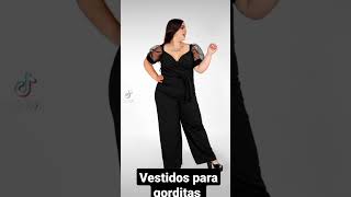 Vestidos elegantes para gorditas madrinas de bautizo fiestas o eventos formales [upl. by Tamqrah]