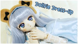 🧸 Dressing Up My Mini Dollfie Dream Lolita Fashion Style🧸 [upl. by Papagena32]