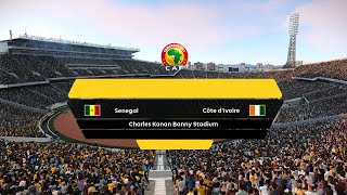 Senegal vs Ivory Coast  2023 Africa Cup of Nations  Round of 16  PES 2021 [upl. by Popele]