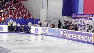 Alexandra Trusova  Russian Nationals 2021 SP Fancam [upl. by Garate]