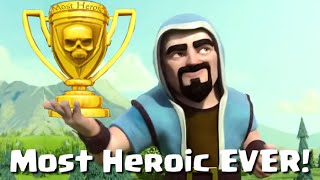 Clash of Clans quotMost Heroic Wizard Everquot Win Clash of Clans With Peter17 [upl. by Hall]