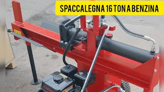 spaccalegna orizzontale 16 ton doppia pompa benzina [upl. by Lessig925]