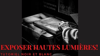 ASTUCES dans lappareil photo pour le NOIR et BLANC [upl. by Jaworski]