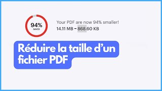 Réduire la taille dun fichier PDF [upl. by Eilhsa]