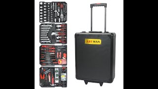 ARTMAN TS899 Rolling Tool Box with Tools [upl. by Aihn]