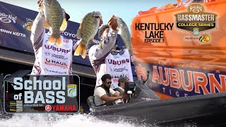 School of BASS Auburns showdown at Kentucky Lake Ep 3 [upl. by Kannav]