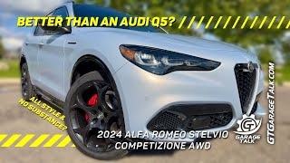 2024 Alfa Romeo Stelvio Competizione AWD  Better than an Audi Q5 [upl. by Atiuqel]