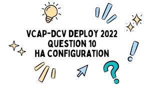 VCAP DCV Deploy Q10 [upl. by Lamraj366]